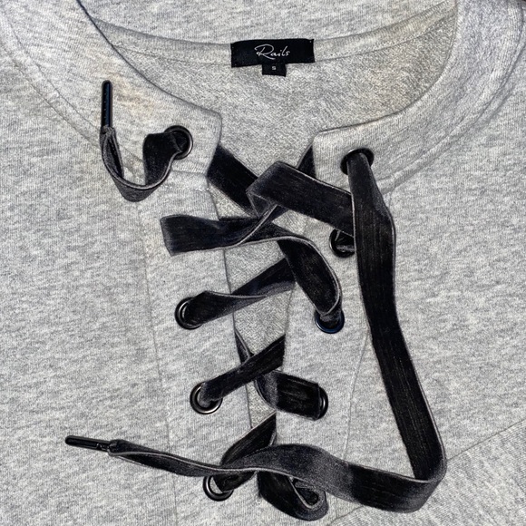 Rails pullover with lace up detail - Picture 2 of 3